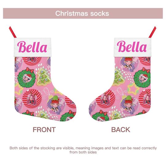 Personalized Huntrix Christmas Stocking - Custom Kpop Demon Hunters Holiday Decor for Family