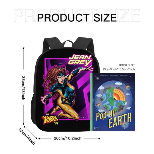 Vintage Marvel X-Men 90s Backpack, Wolverine Storm Rogue, Avengers Backpack