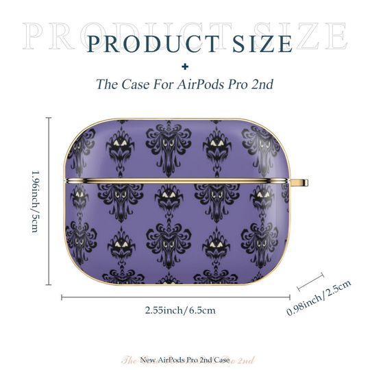 Haunted mansion Design AOP Airpods Case Cover