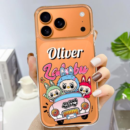 Labubu iPhone 17 Pro Max TPU Case: Shockproof Drop Protection