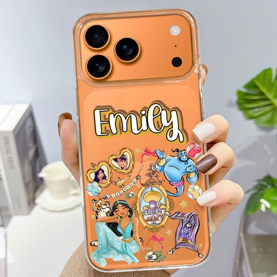 Jazmin Princess iPhone 17 Pro Max Transparent Phone Case