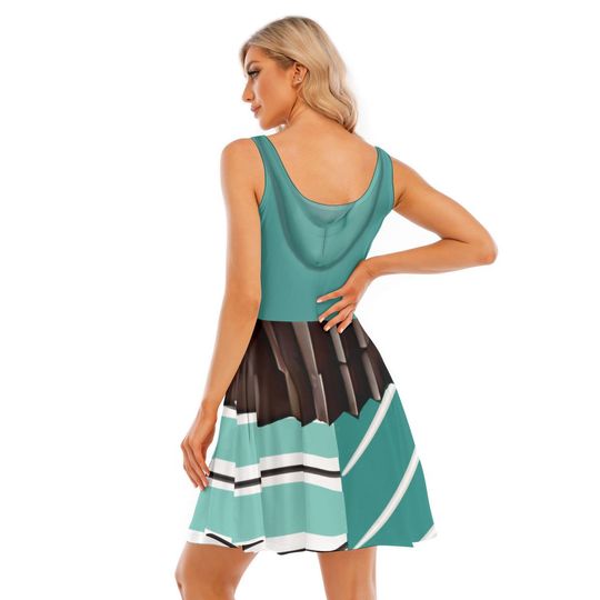 Vanellope Costume Dress: Sugar Rush Cosplay, Wreck-It Ralph Inspired