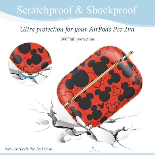 Mickey AOP Airpods Case Cover