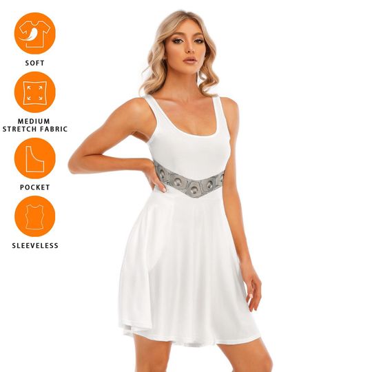 Princess Leia Cosplay Dress: Star Wars Costume