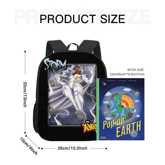 Vintage Marvel X-Men 90s Backpack, Wolverine Storm Rogue, Avengers Backpack