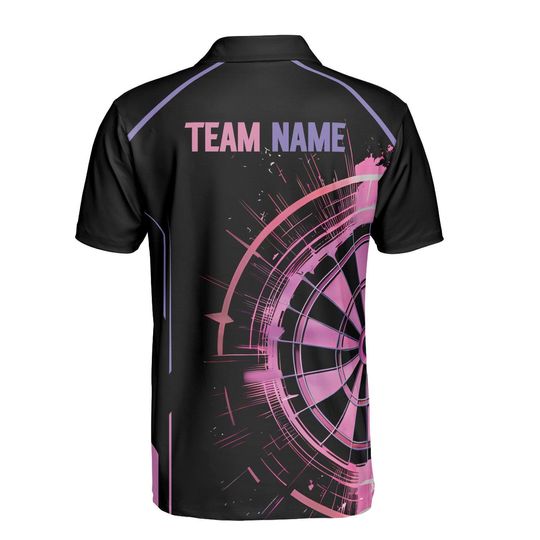 Customizable Dart Team Polo Shirt, Personalized with Your Logo, Name & Team Name