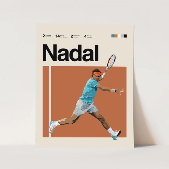 Rafael Nadal Inspired Poster