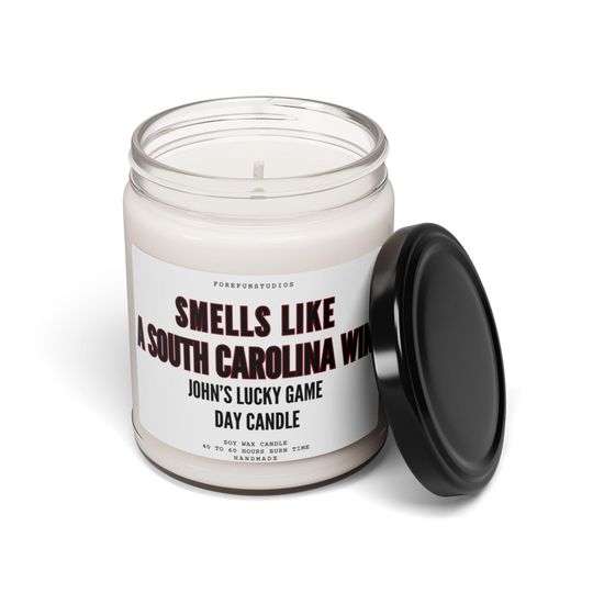 South Carolina Win Candle: Game Day Wax Candle