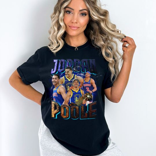 Jordan Poole Shirt Basketball Player MVP Slam Dunk Merchandise Bootleg Vintage Tshirt