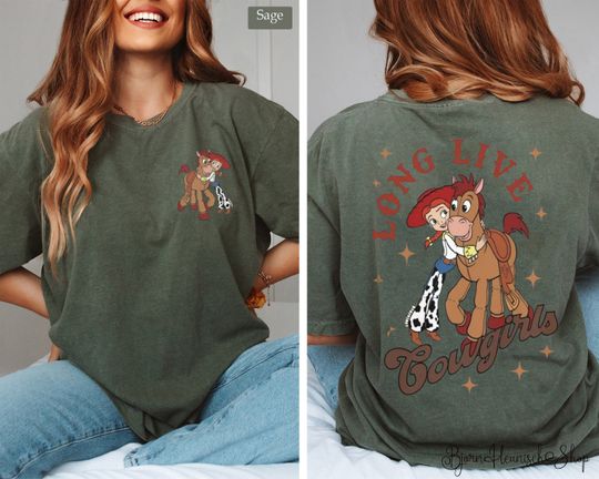 Toy Story Long Live Cowgirls Two-Sided Shirt, Jessie & Bullseye