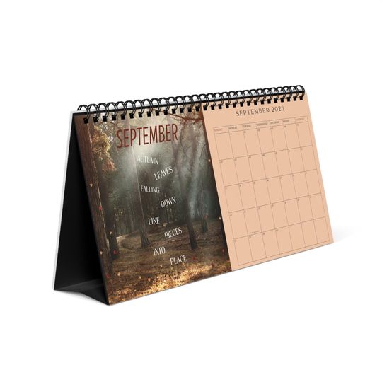 The Manuscript Eras 2026 Desktop Calendar