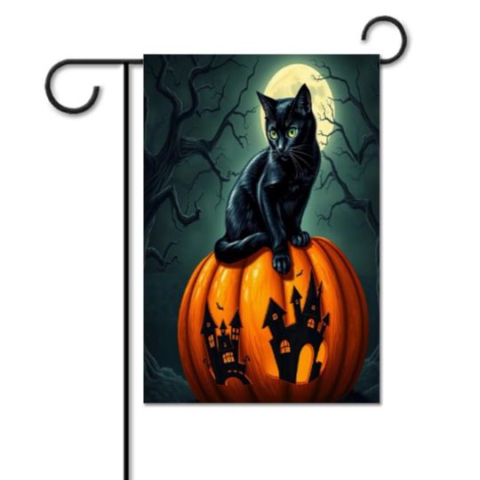 halloween ghost  Garden Flag  - halloween garden flag