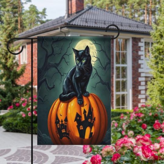 halloween ghost  Garden Flag  - halloween garden flag