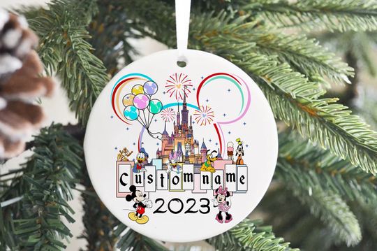 Personalized Disney Ornaments, Magic Kingdom Ornaments