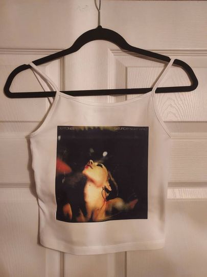 Deftone crop top Saturday Night Wrist Deftone shirt Deftone tank top Deftone cropped tank diamond eyes around the furcropped tank