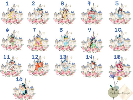 Custom Rapunzel Ornament, Custom Disney Princess Ornaments