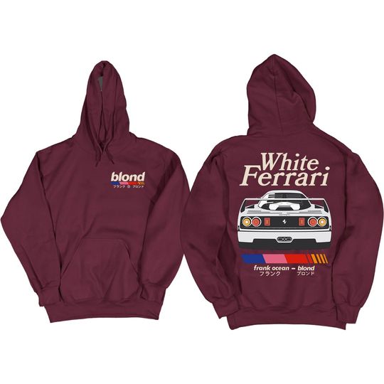 Frank Ocean BLOND WHITE FERRAR! Hoodie