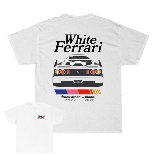 Frank Ocean BLOND WHITE FERRAR Shirt