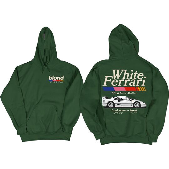 Frank Ocean BLOND WHITE FERRAR! v2 Hoodie