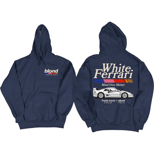 Frank Ocean BLOND WHITE FERRAR! v2 Hoodie