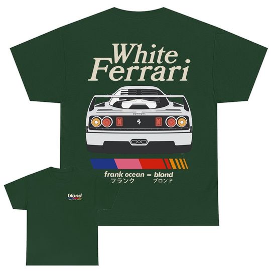 Frank Ocean BLOND WHITE FERRAR Shirt
