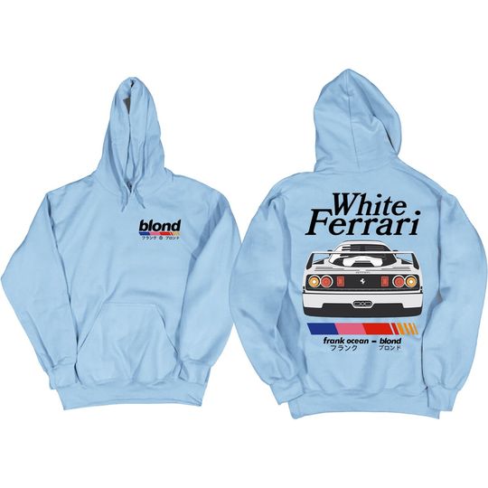 Frank Ocean BLOND WHITE FERRAR! Hoodie