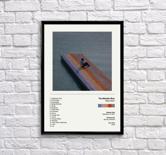 Baby Keem Poster / The Melodic Blue Album Poster / Album Cover Poster