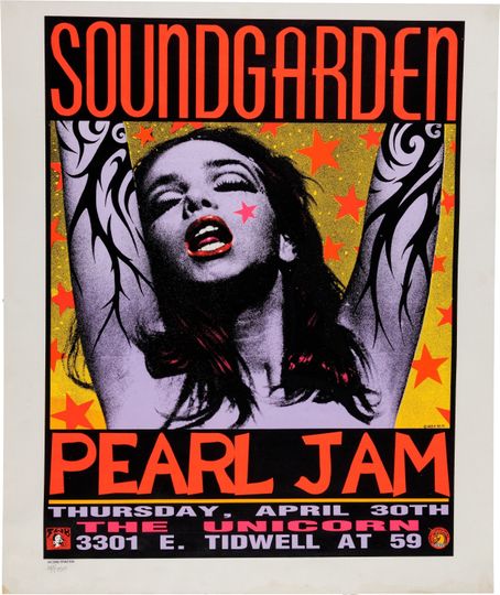 Soundgarden Chris Cornell Concert Poster Album Cover Rock N Roll Music Band