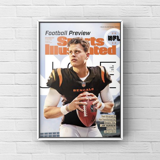 Sports Illustrated Joe Burrow gloss print Poster