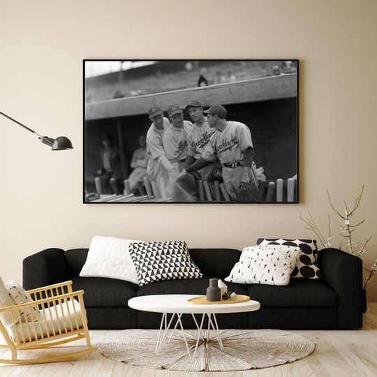 Original 1940 Brooklyn Dodgers Negative Print