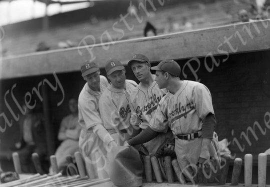 Original 1940 Brooklyn Dodgers Negative Print
