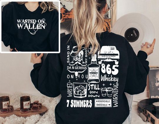 Wallen Wasted Album Dangerous Shirt Sweatshirt, Wallen Bullhead Shirt