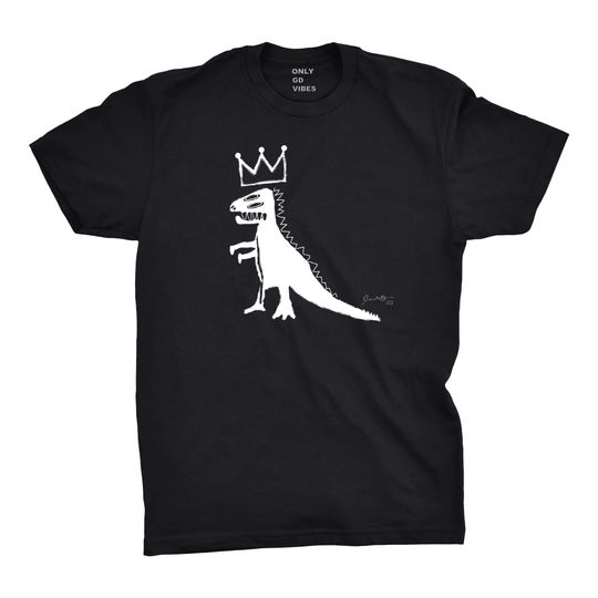 Basquiat Dinosaur Shirt, Basquiat Graphic Tee, Jean Michel Basquiat