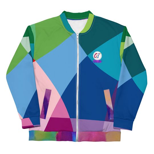 Multi Color oopz Ink LLC Unisex Bomber Jacket