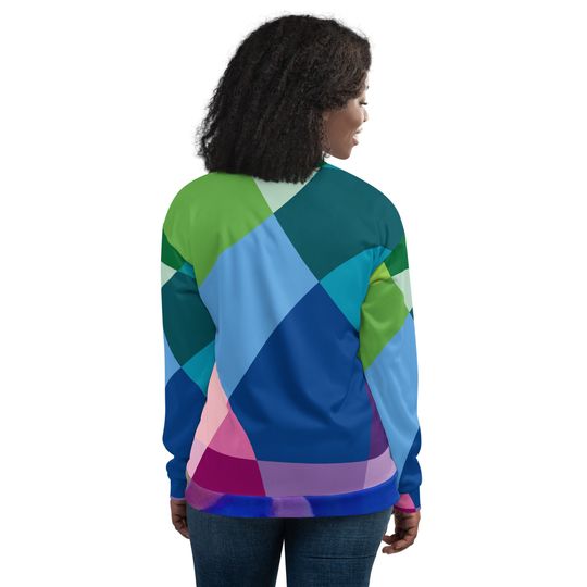 Multi Color oopz Ink LLC Unisex Bomber Jacket
