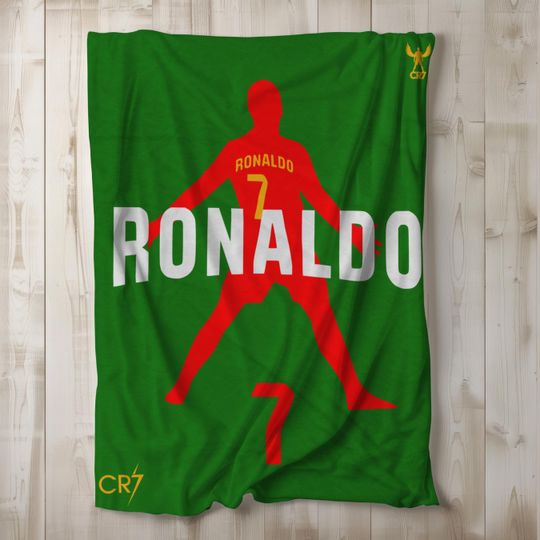Cristiano Ronaldo CR7 Blanket: Soccer Fan Gift