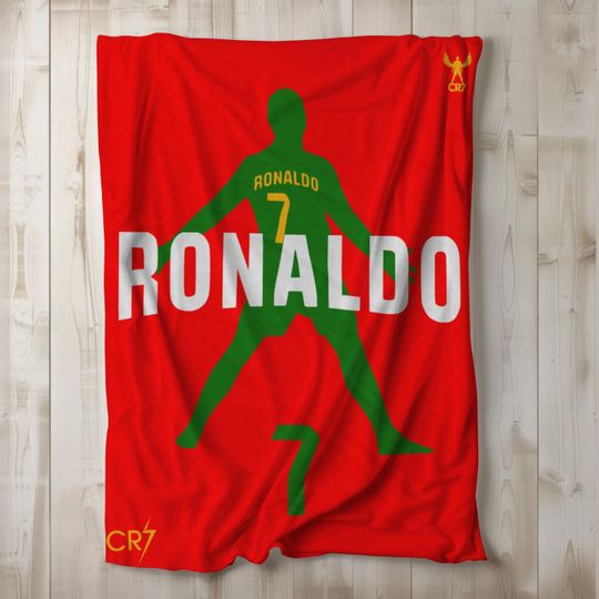 Cristiano Ronaldo CR7 Blanket: Soccer Fan Gift