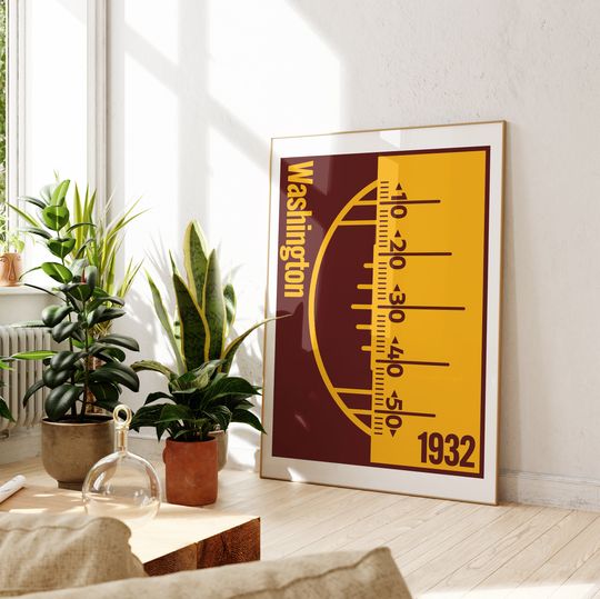 Washington Commanders Poster - FedExField Wall Art - Vertical Premium Matte Print for Fans