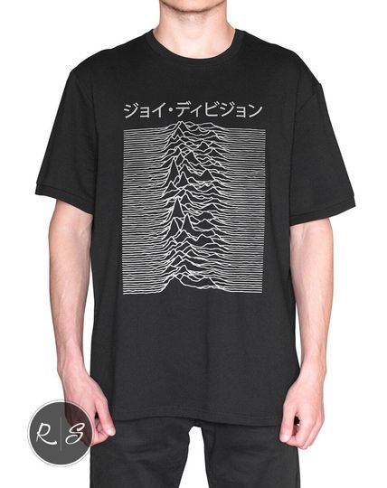 Japanese T-shirt -joy Division Used On Unknown Pleasures