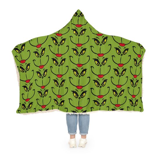 Funny character Hooded Blanket | Winter | Christmas Gift