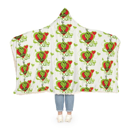 funny character Hooded Blanket | Winter | Christmas Gift