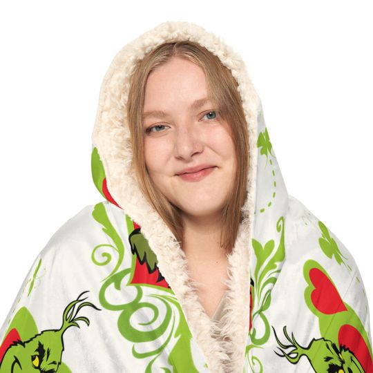 funny character Hooded Blanket | Winter | Christmas Gift