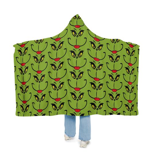 Funny character Hooded Blanket | Winter | Christmas Gift