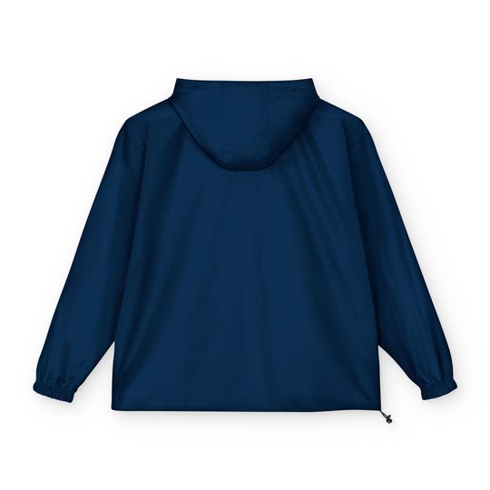 Bitcoin Champion Packable Anorak Jacket, Lightweight Rain Jacket, Bitcoin Themed Windbreaker, BTC Cryptocurrency Jacket, Bitcoin Merch