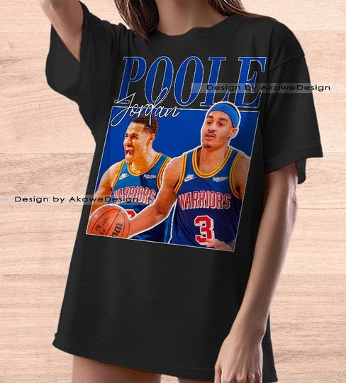 Jordan Poole Tshirt Vintage 90s Jordan Anthony Poole