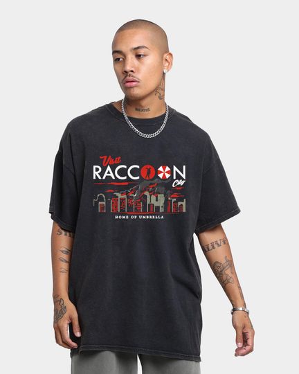 VISIT RACCOON CITY Shirt, Vintage Resident Evil