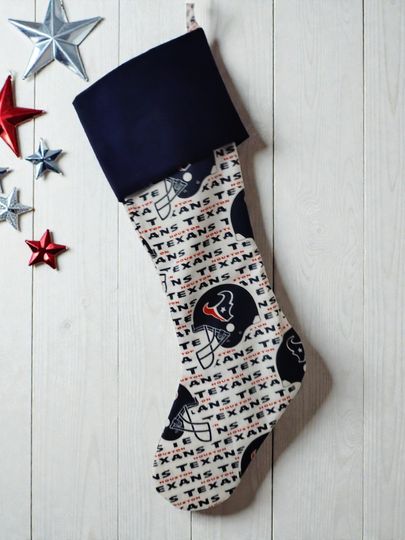 Texas Rangers Football Team Christmas Stocking