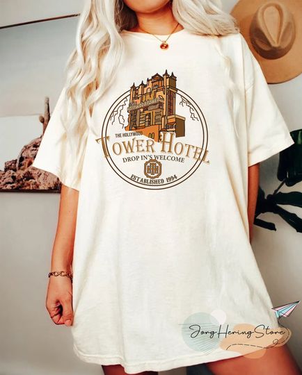 Retro The Hollywood Tower Hotel Shirt, Vintage Tower of Terror Shirt