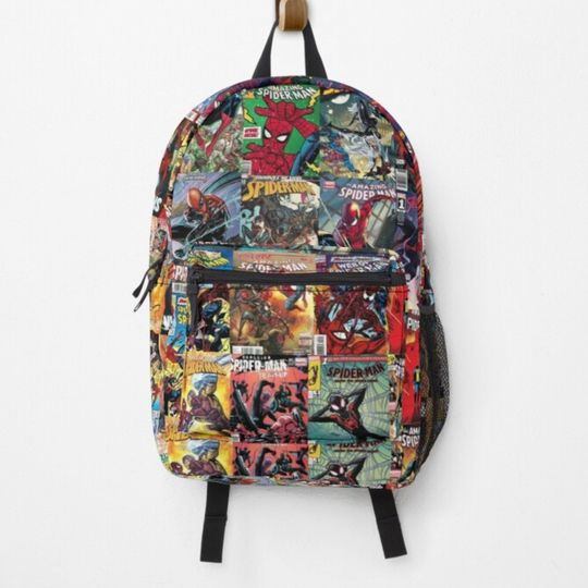 Spider Covers Marvel Avengers Comic Backpack