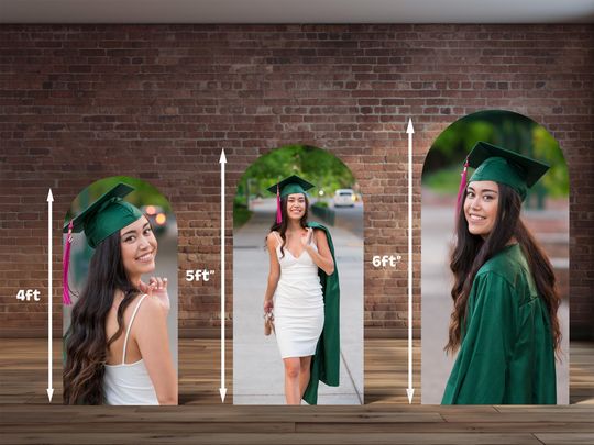Graduation Board Arch Backdrop Cover for Party